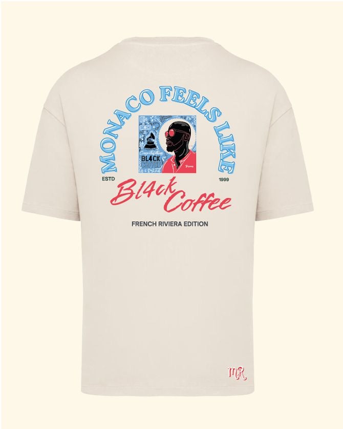 T-shirt “ Monaco Feels Like Bl4ck Coffee ” – French Riviera Edition