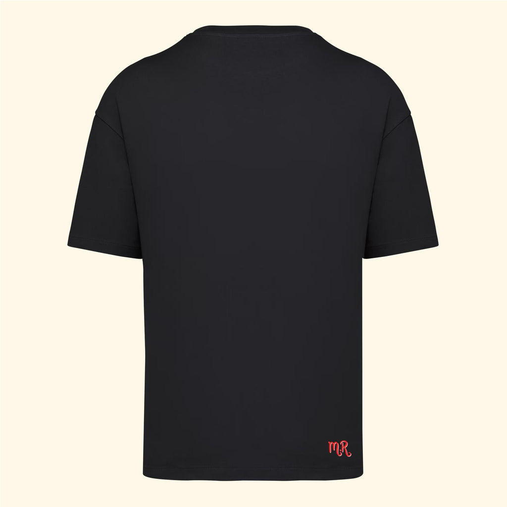 T-shirt “ Maison Riviera ” – Signature Noir