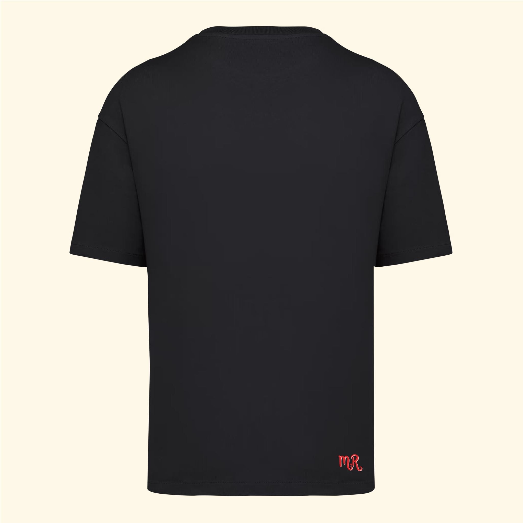 T-shirt “ Maison Riviera ” – Signature Noir